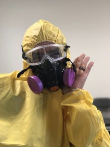 A Technicians After A Successful Mold Removal Job