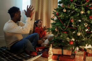 Christmas Tree in a home